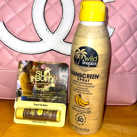 Wild Tropics Sunscreen Spray with Sun Bum Lip Balm - Picture 1 of 2